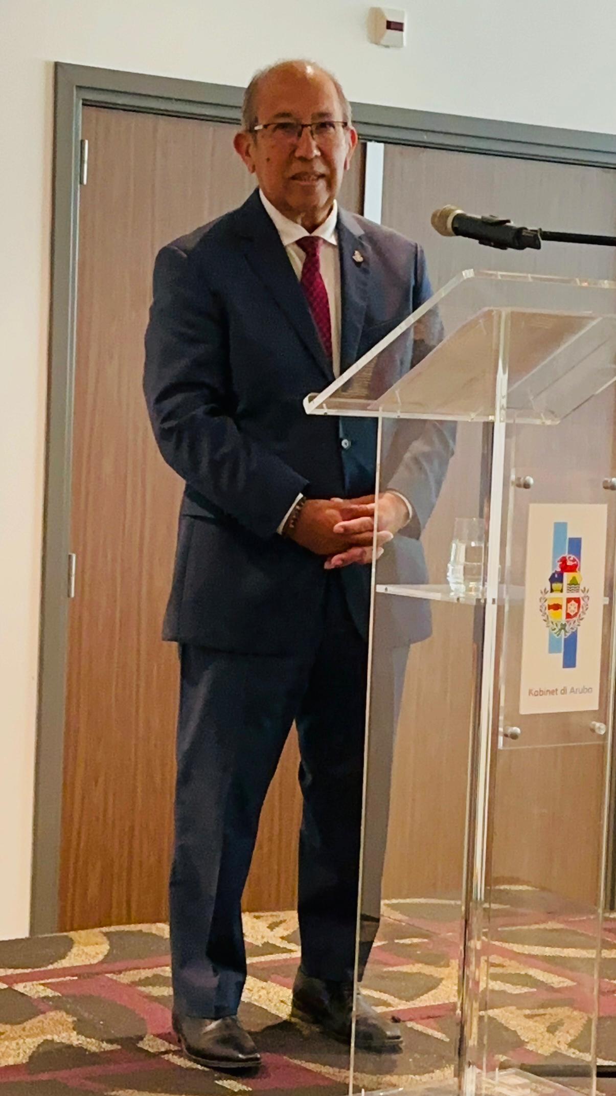 Parlamentario Evelyn Wever-Croes: Kabinet Di Aruba (Arubahuis) Ta Despedi Di Señor Ady Thijsen Como Minister Plenipotenciario Y Representante Di Union Europeo Pa Aruba 160 Arubahuis Ady Thijsen1