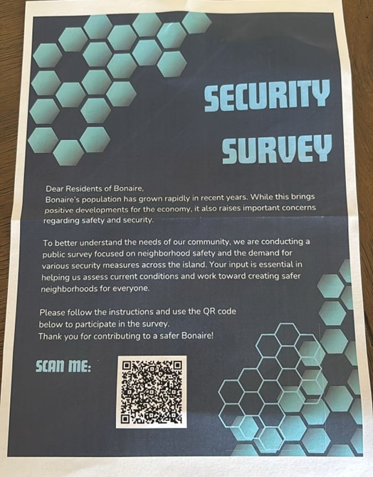 Flyer Sospechoso Security Survey