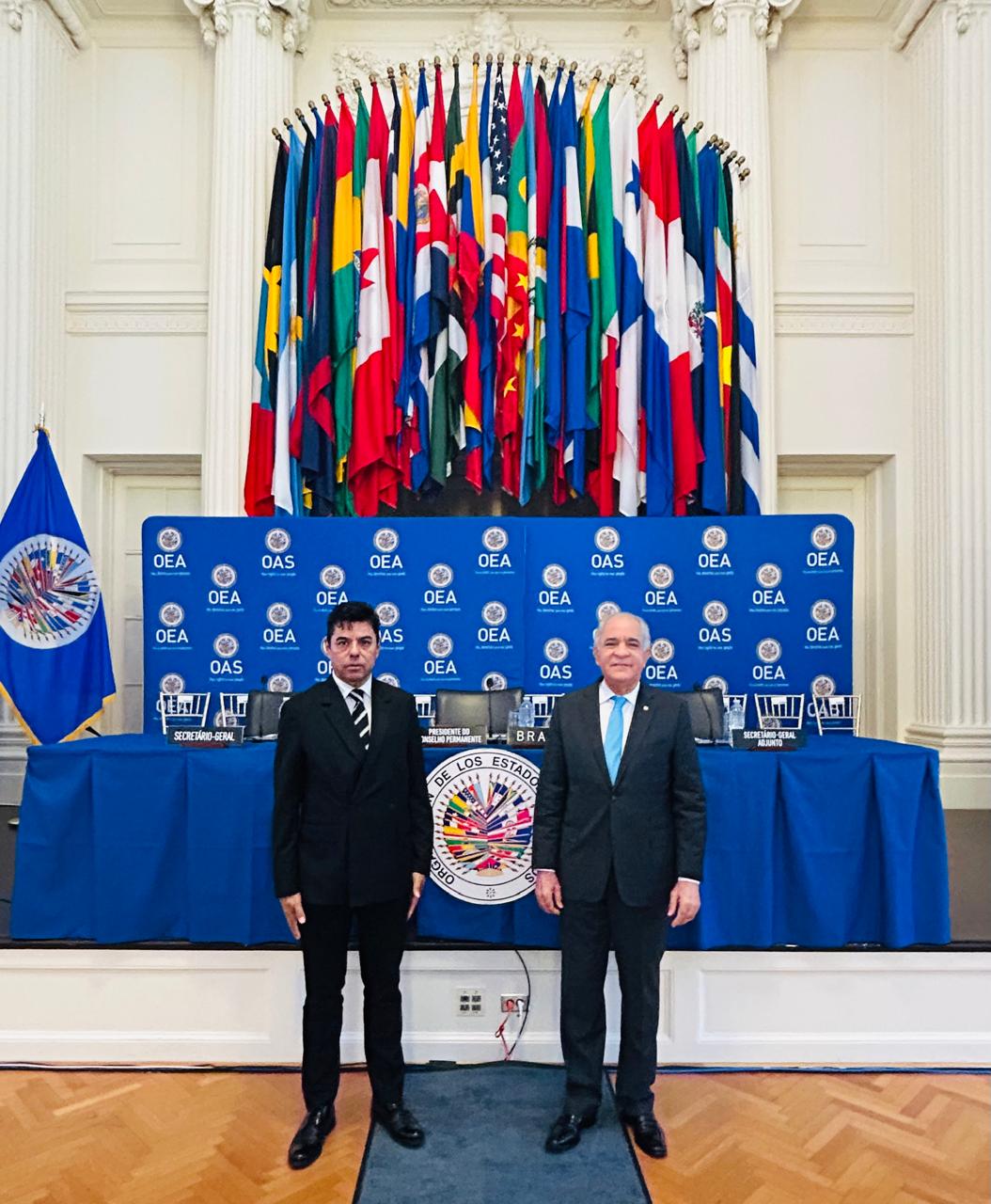 Delegashon Di Boneiru A Reuni Ku Lidernan Di Copppal Na Washington, D.c. Pa Fortalese E Lucha Pa Autodeterminashon Di Boneiru 160 Jorge Garcia Cordova Fausto Liz Copppal At Oas Washington Dc