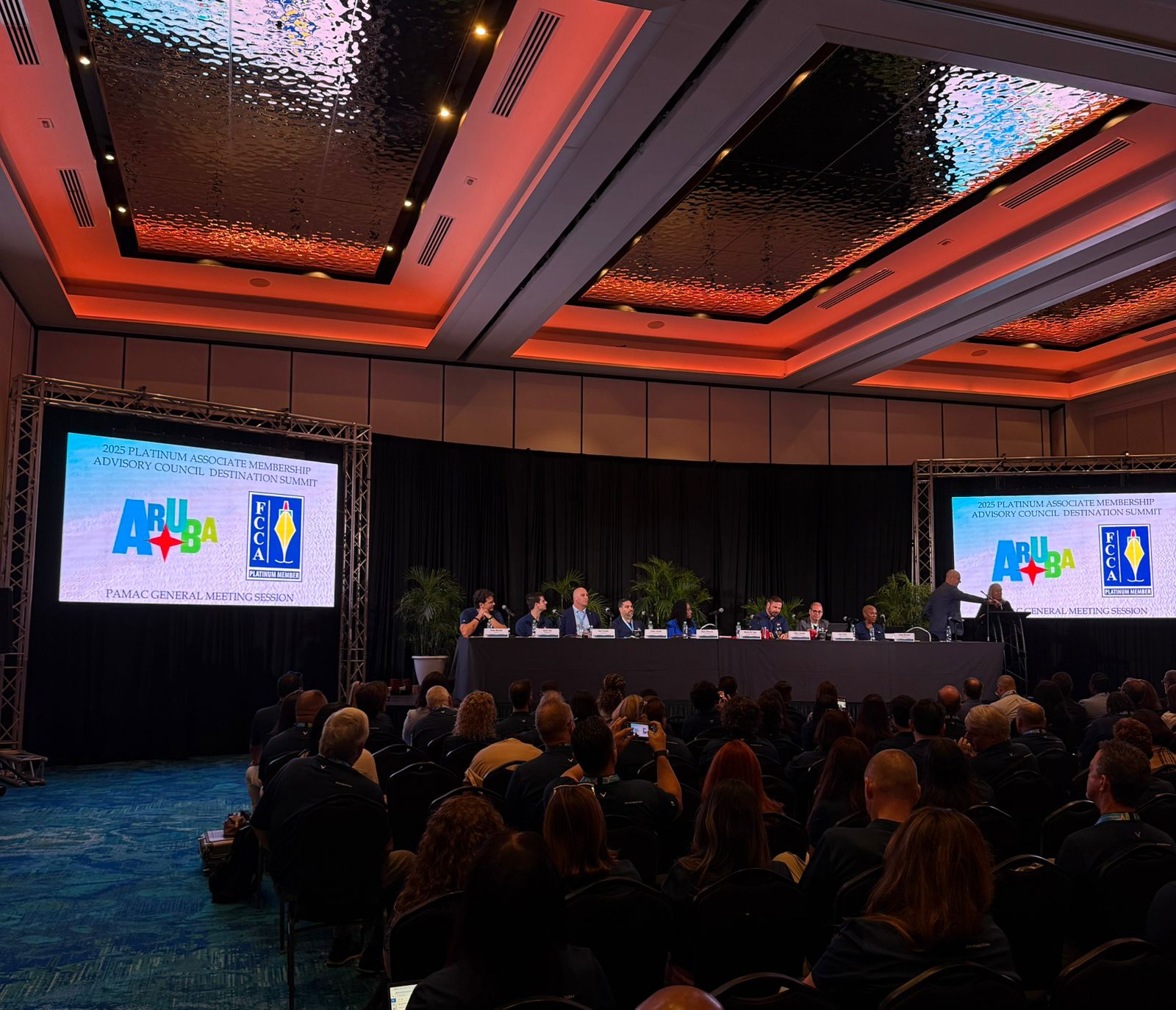 Pamac Destination Summit: Aruba Ta Comprometi Na E Industria Crucero 161 Pamac Destination Summit 1