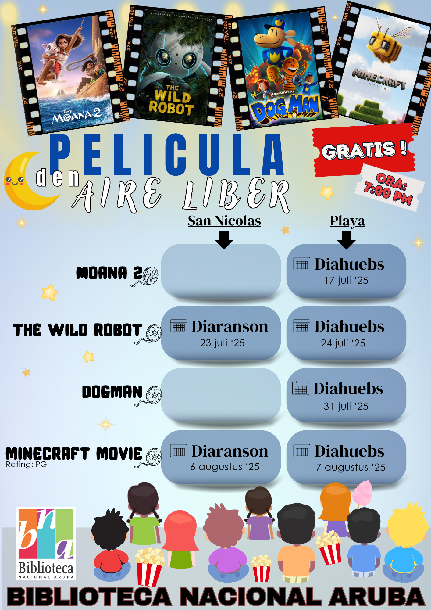 Pelicula Den Aire Liber Durante Vakantie Grandi 162 Filmavond 2025