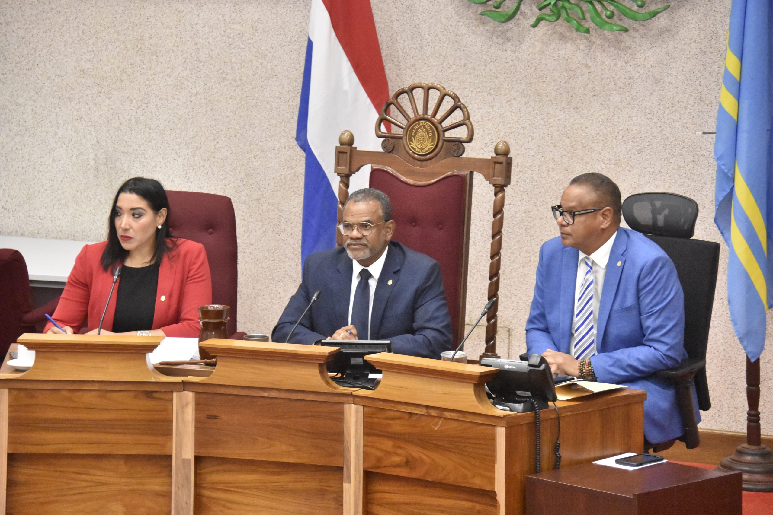 Parlamento Di Aruba A Vota Pa Marlon Sneek Como Presidente Di Parlamento Y Munzaninn Wever Pa Vice Presidente 163 Aaa9314 Scaled