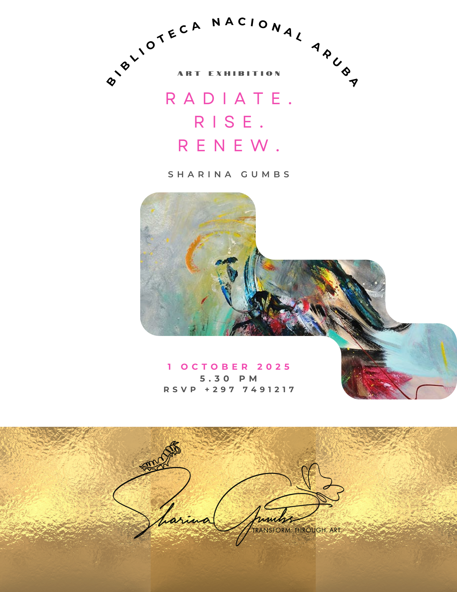 Exhibition S. Gumbs Radiate. Rise. Renew. 1