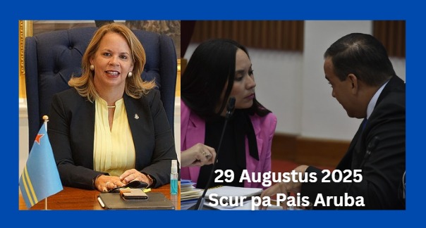 Minister Geoffrey Wever A Demostra Di No Por Maneha Aruba Pero Kier Bay Na Rudia Y Regala Aruba Na Hulanda Pa Un Placa Cu Aruba No Tin Mester
