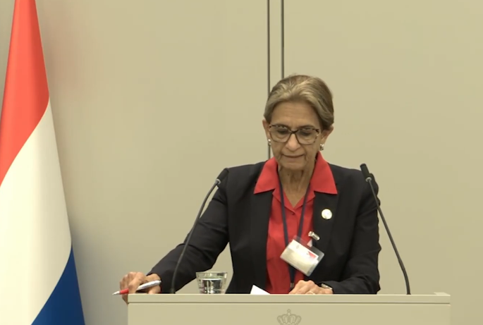 Presidente Di Parlamento Di St Maarten Sarah Wescot Williams