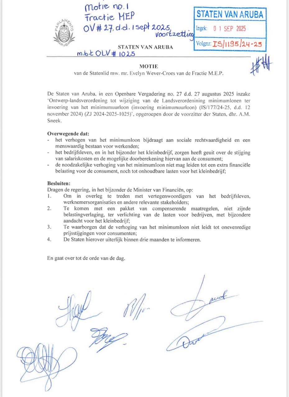 Mocion Sueldo Minimo