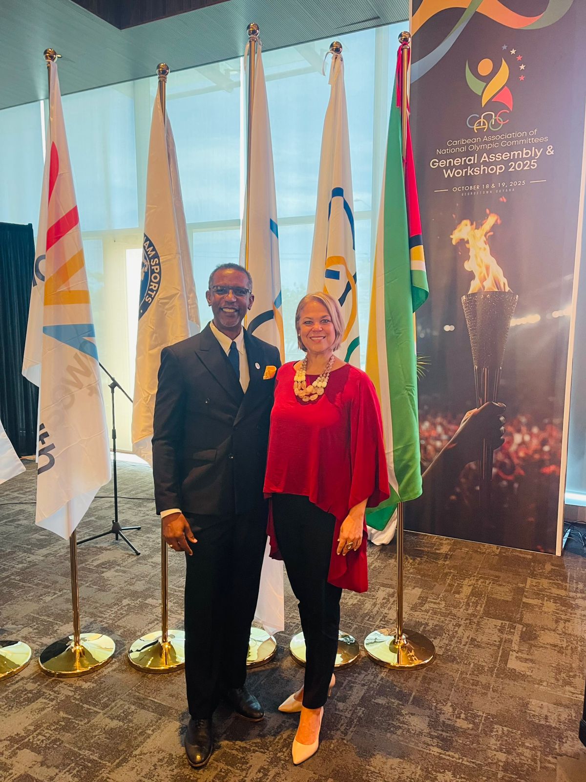 Presidente Wanda Broeksema A Representa Coa Na Asamblea General Di Canoc 160 3 1