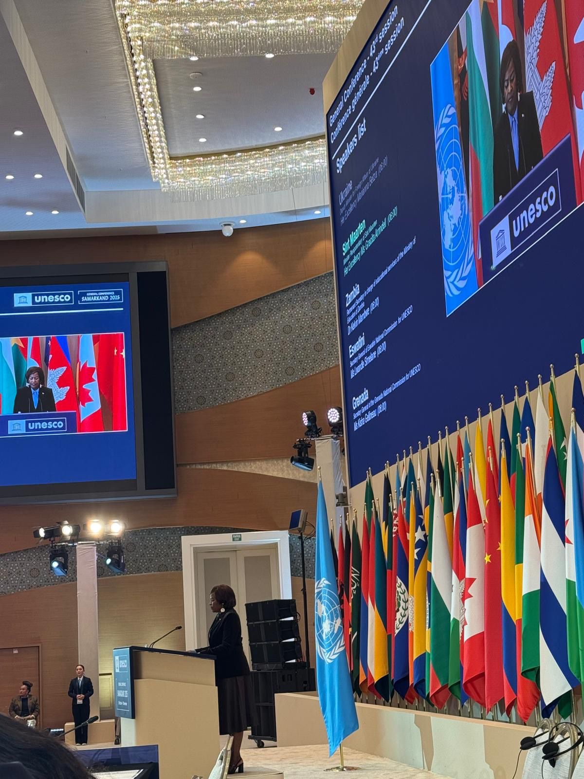 Minister Plenipotenciario Arrindell Ta Subrayá Inovashon, Edukashon I Protekshon Kultural Den 43 Conferensia Heneral Di Unesco 160 Whatsapp Image 2025 11 05 At 10.09.57 Am