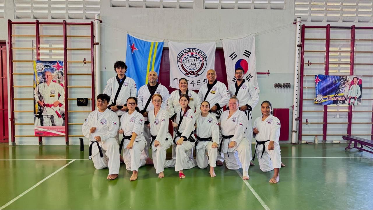 Aruba Tang Soo Do Federation En Gihae Tang Soo Do Studio Willen Hun Leerlingen Van Harte Feliciteren Met Het Succesvol Behalen Van Hun Black Belt-Examen Voor 1Ste Dan En 2De Dan Op Zaterdag 8 November 2025 162 Whatsapp Image 2025 11 20 At 2.11.57 Pm 3