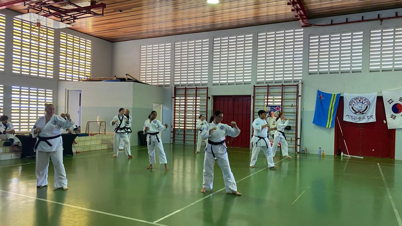 Aruba Tang Soo Do Federation En Gihae Tang Soo Do Studio Willen Hun Leerlingen Van Harte Feliciteren Met Het Succesvol Behalen Van Hun Black Belt-Examen Voor 1Ste Dan En 2De Dan Op Zaterdag 8 November 2025 164 Whatsapp Image 2025 11 20 At 2.11.58 Pm 1