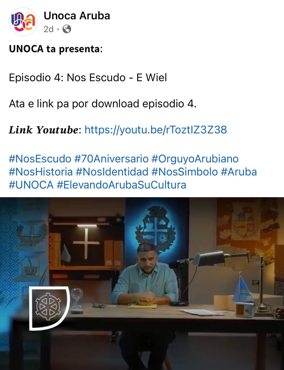 Parlementslid Xiomara Maduro Feliciteert Aruba En Unoca Met Educatieve Serie Ter Gelegenheid Van 70-Jarig Jubileum Van Het Wapen Van Aruba 161 Whatsapp Image 2025 11 20 At 4.54.04 Pm 2