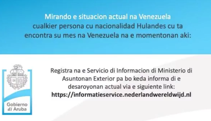 Dutch Government Urges Nationals in Venezuela to Register for Assistance