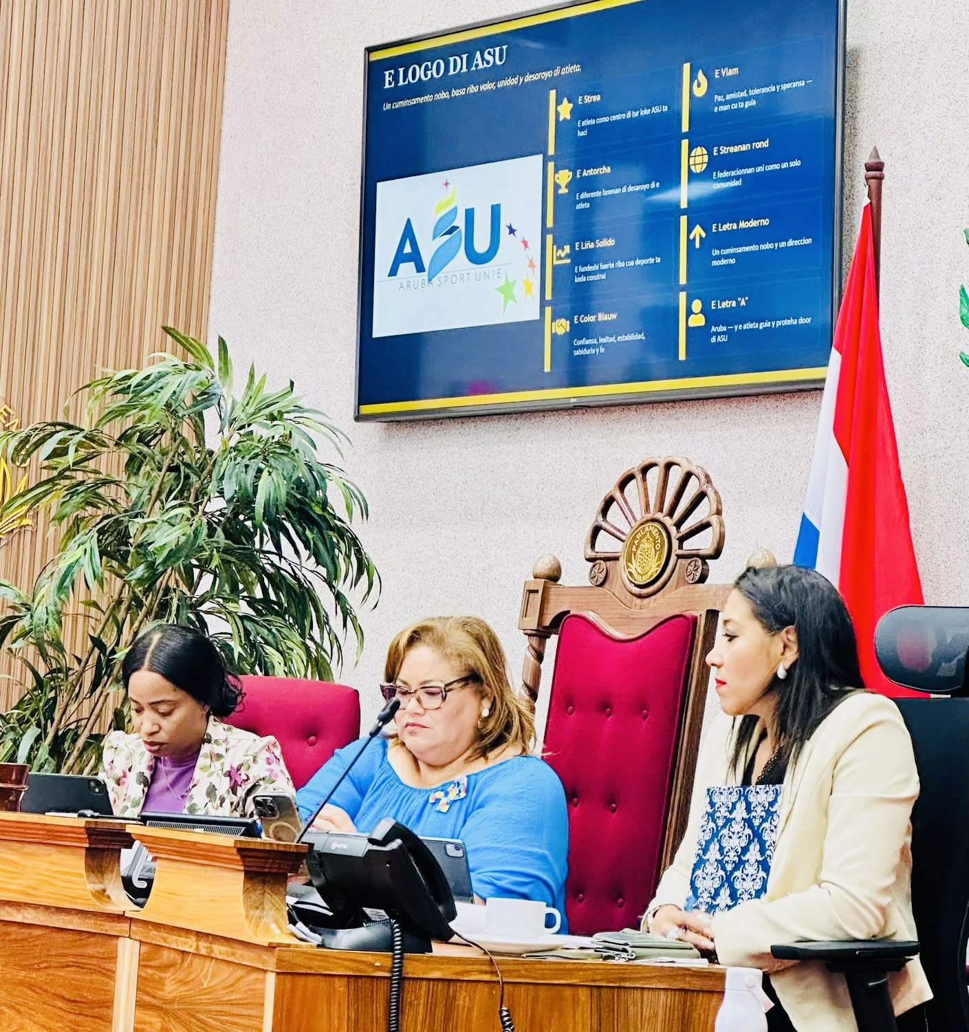 Parliamentarian Shailiny Tromp-Lee: Focus On Sports Vision And Infrastructure Maintenance In Meeting With Asu 176 Asu 1