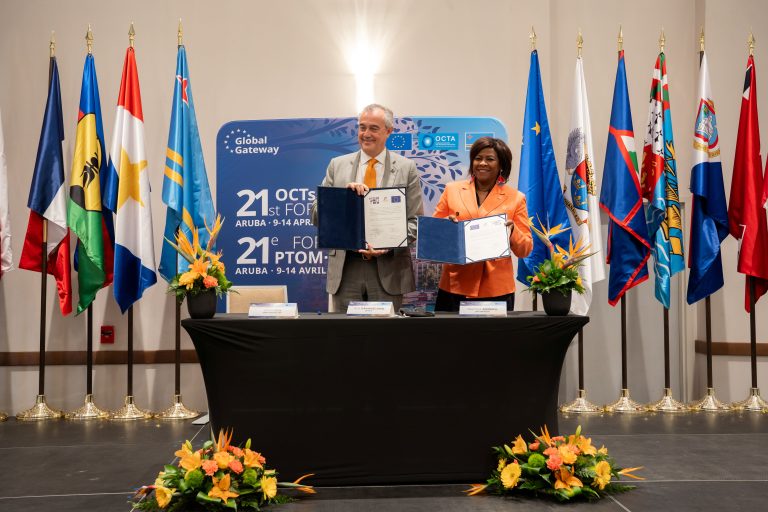 Minister Plenipotentiary Arrindell Signs StormWatch Initiative to Strengthen  Disaster Risk Management in Caribbean OCTs
