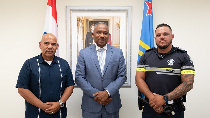 Minister Dowers received the new board of the Police Union (SPA)