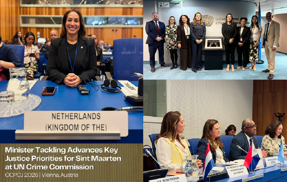 Minister Tackling Advances Key Justice Priorities for Sint Maarten at UN Crime Commission