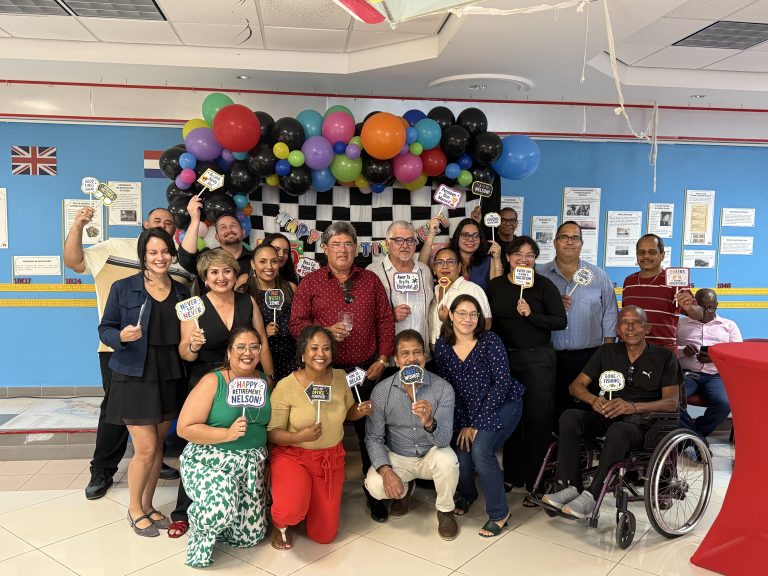 MP Xiomara Maduro thanks Mr. Nelson Tiel for all his years dedicated to community service