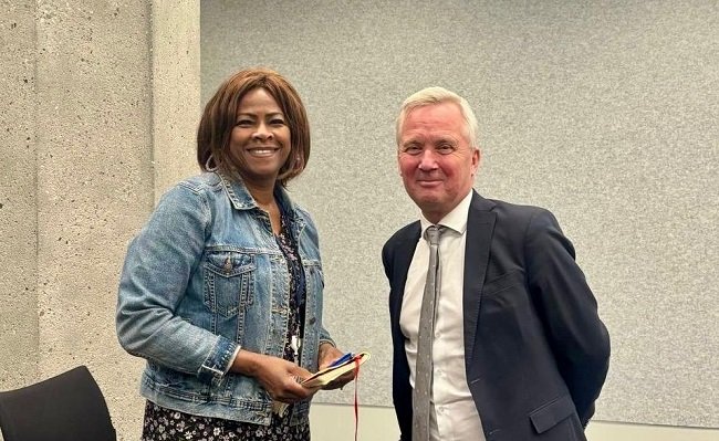 Minplen Ga And Dutch Secretary Of State Eric Van Der Burg