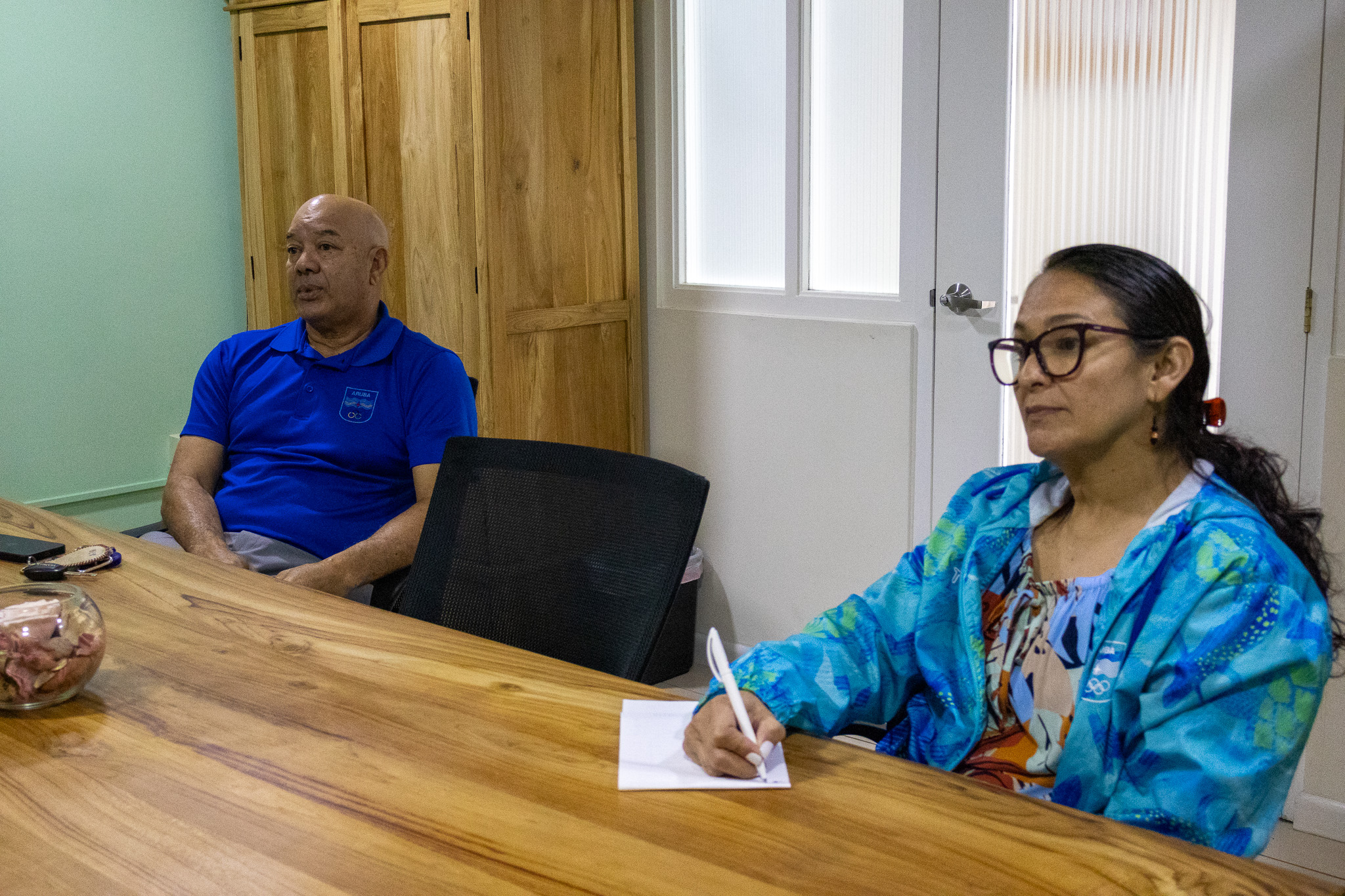 El Coa Se Reunió Con Los Miembros De La Junta Directiva De La Aruba Basketball Bond 161 Coa A Reuni Cu Miembronan Di Directiva Di Aruba Basketball Bond 2