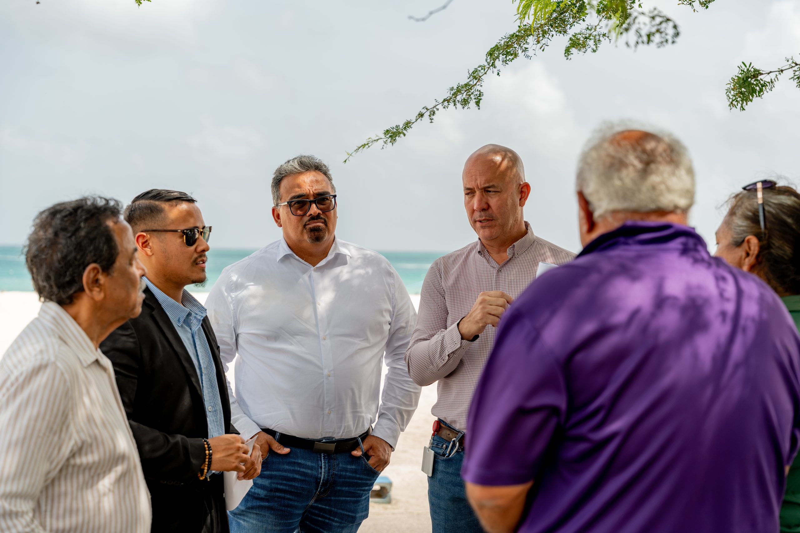 Minister Wendrick Cicilia Announces The Start Of Eagle Beach Beautification 170 Minister Wendrick Cicilia Ta Anuncia Inicio Di Embeyecemento Di Eagle Beach 7 Scaled