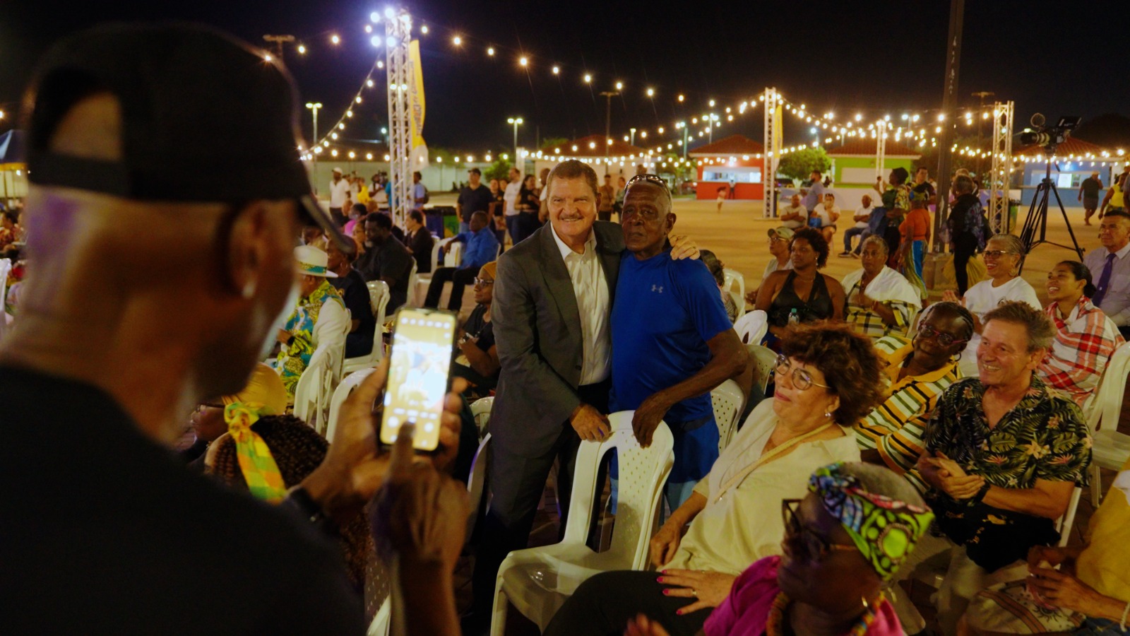 Prime Minister Mike Eman Present At The First Edition Of The Commemoration Of The Abolition Of Slavery In San Nicolas 162 Pnhsa 25