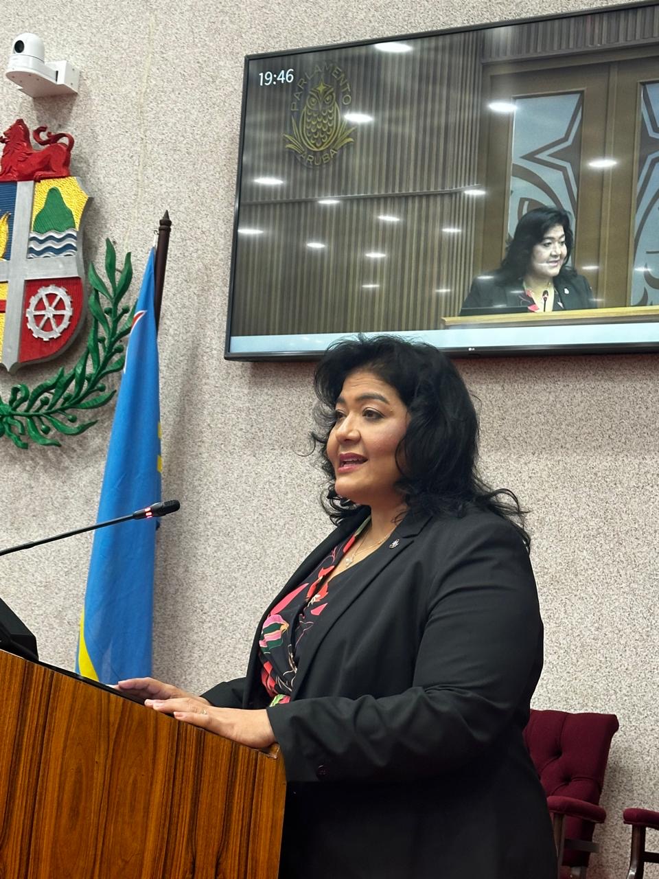 Statenlid Xiomara Maduro: “Onveiligheid Kost Meer Dan Investeren In Veiligheid” 160 Parlamentario Xiomara Maduro Insiguridad Ta Costa Mas Cu Inversion Den Siguridad