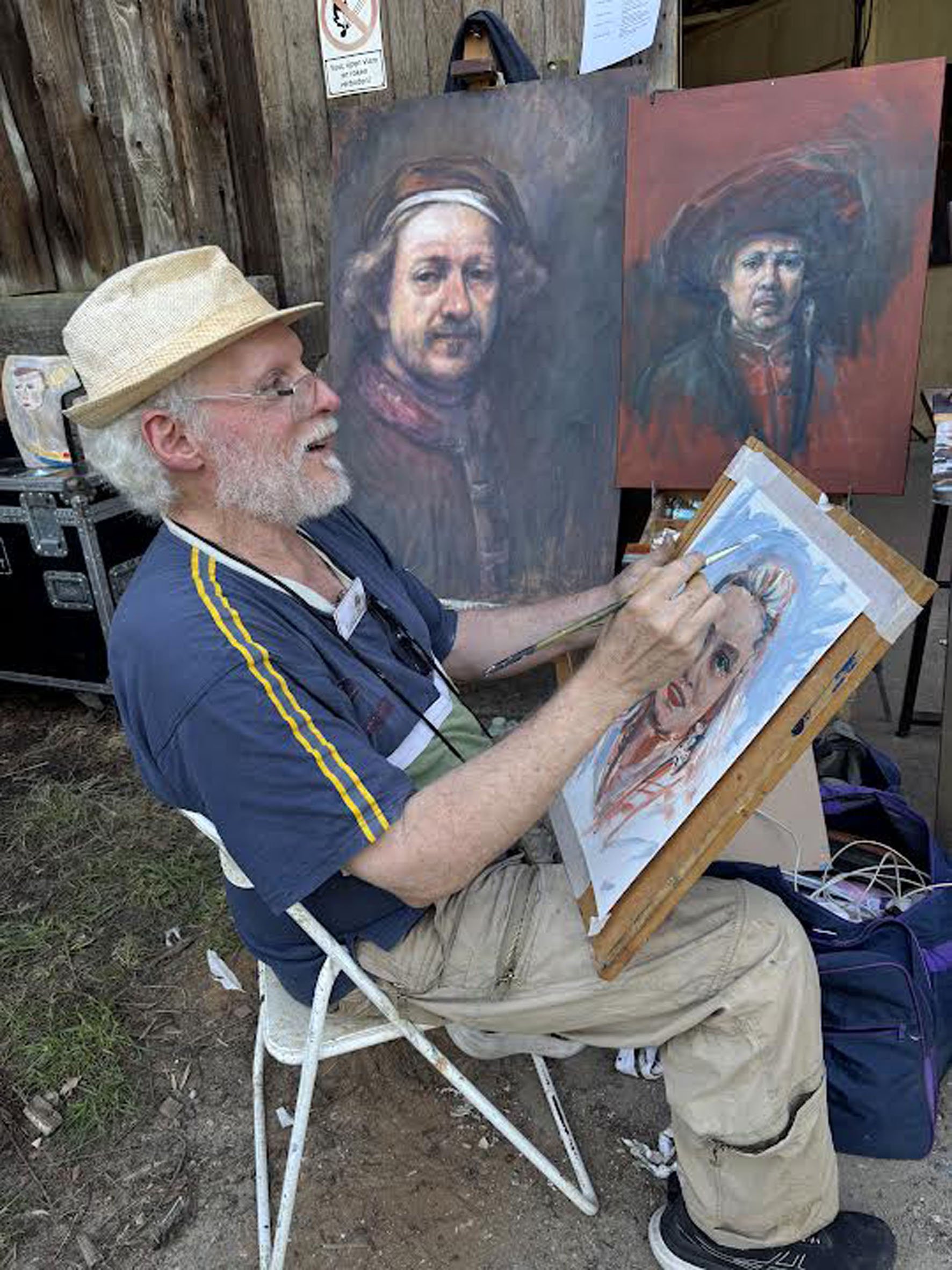 5. Live Street Portrait Painting 1