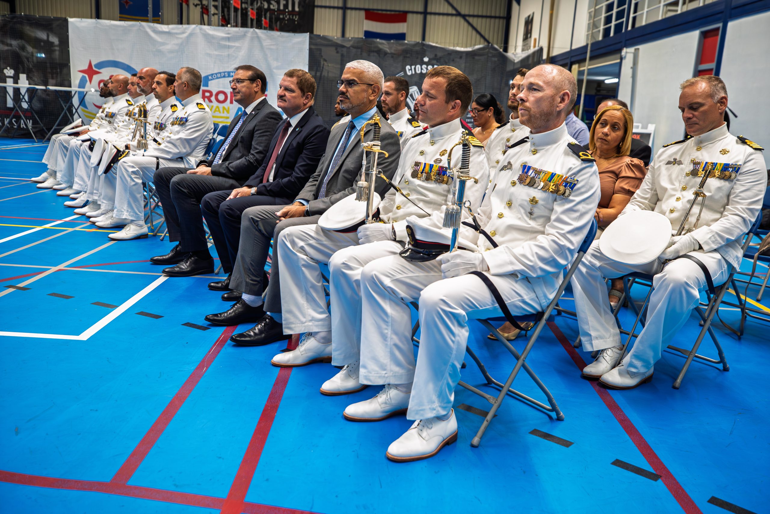 Five Military Servicemen Sworn In To Arumil 160 Cinco Militar Arubiano A Huramenta Na Arumil 2 Scaled