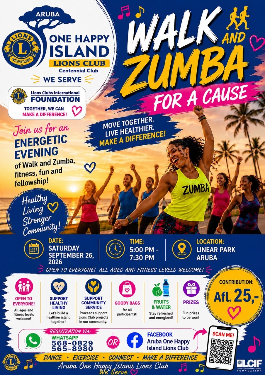 Poster Zumba Walk 2026