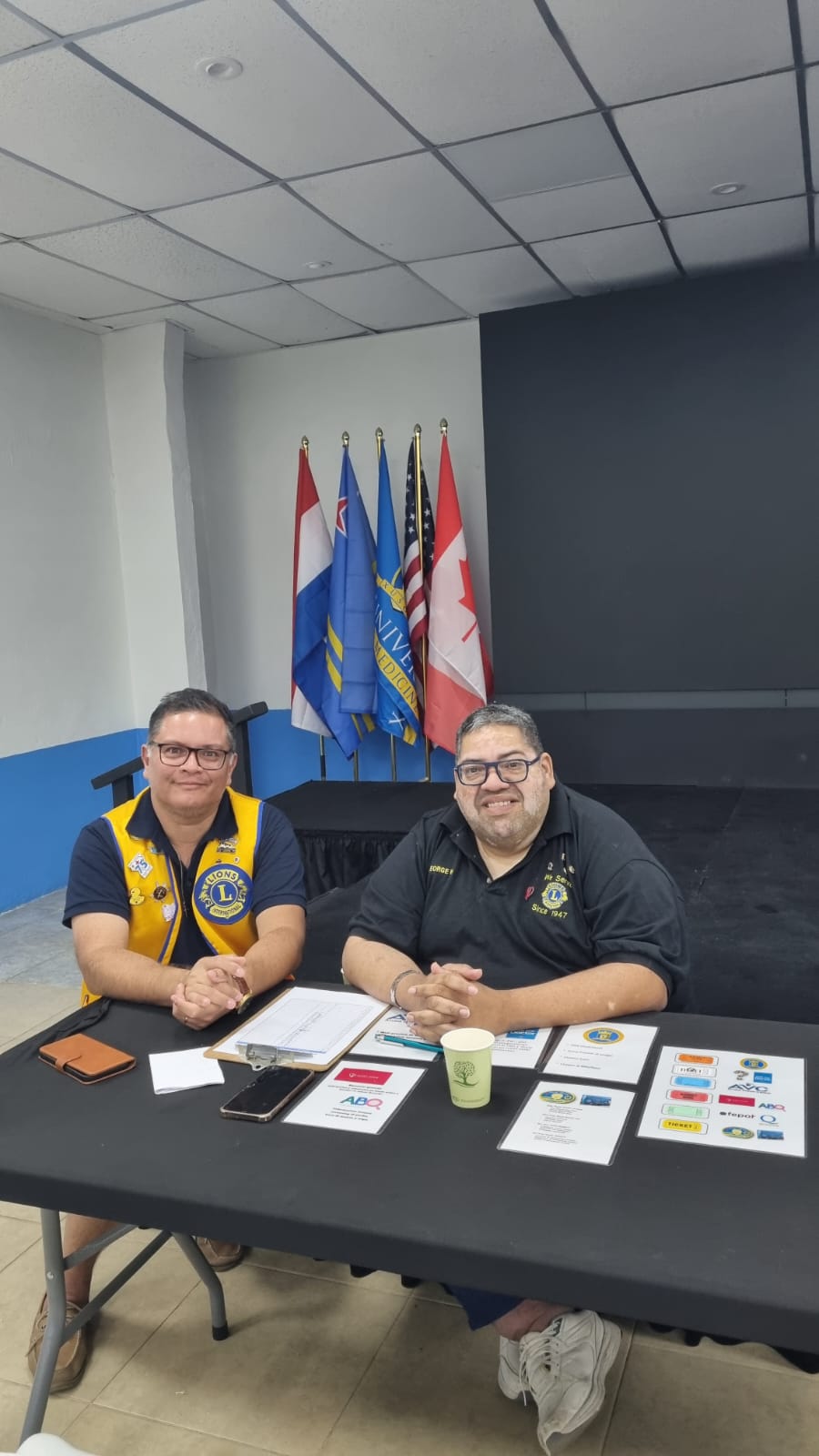 Succesvolle Gezondheidsbeurs Georganiseerd Door Aruba Lions Club 162 Registration Desk
