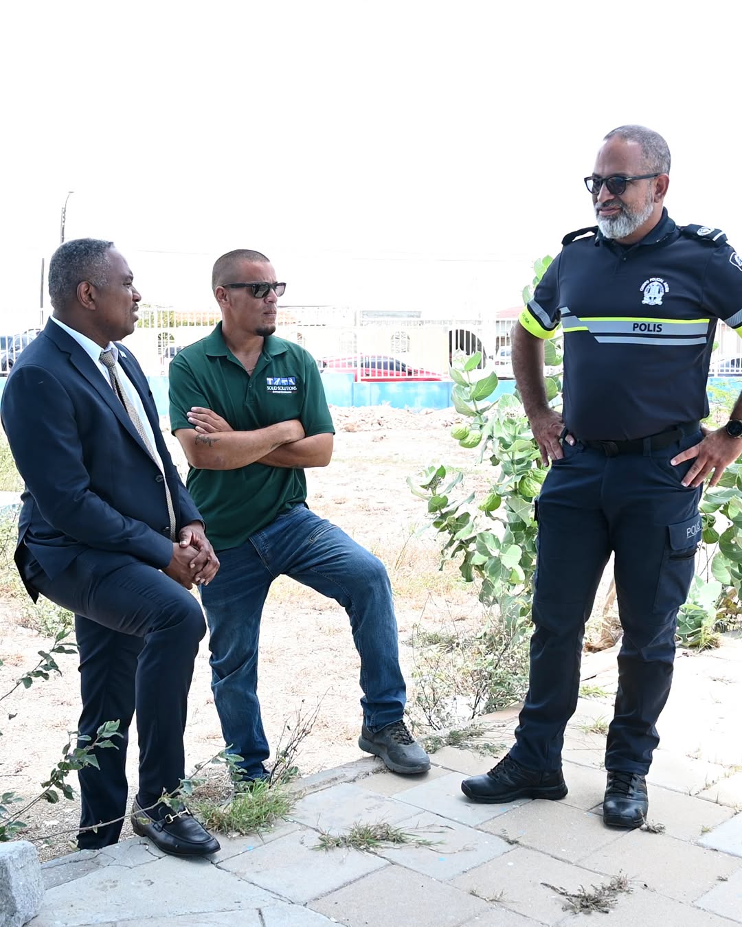 Minister Arthur Dowers: First Phase Of Renovation Of The Politie Opleidinginstituut Edgar Joaquin (Watty) Vos Is Progressing Satisfactorily 165 Renobacion Scol Di Polis 2