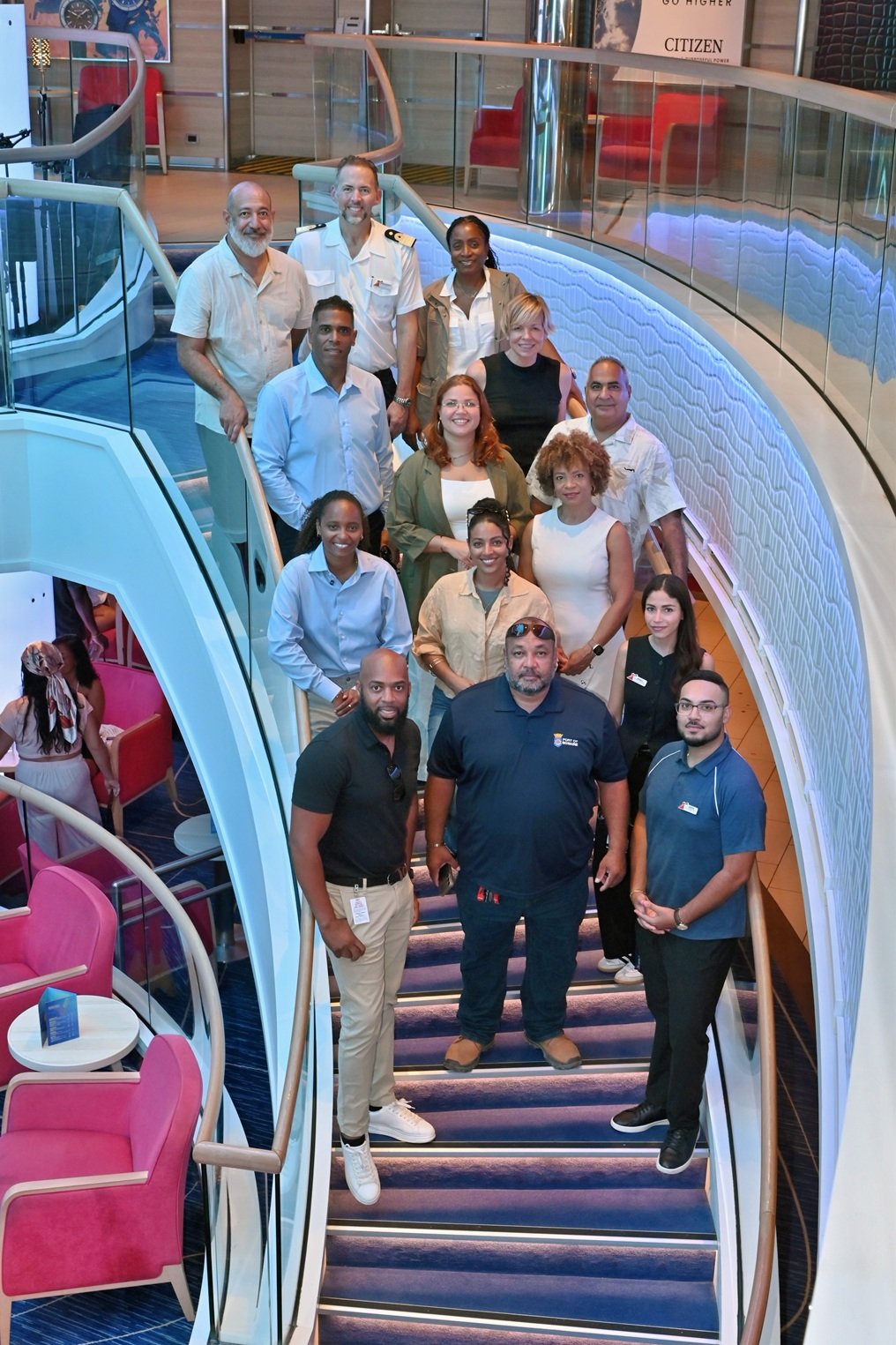 Funshonarionan Ehekutivo Di Carnival Cruise Line A Bishitá Boneiru Den Kuadro Di Nan Programa Na E Islanan Abc 167 Funcionarios Ejecutivos De Carnival Cruise Line Visitaron Bonaire En El Marco De Su Programa En Las Islas Abc 8