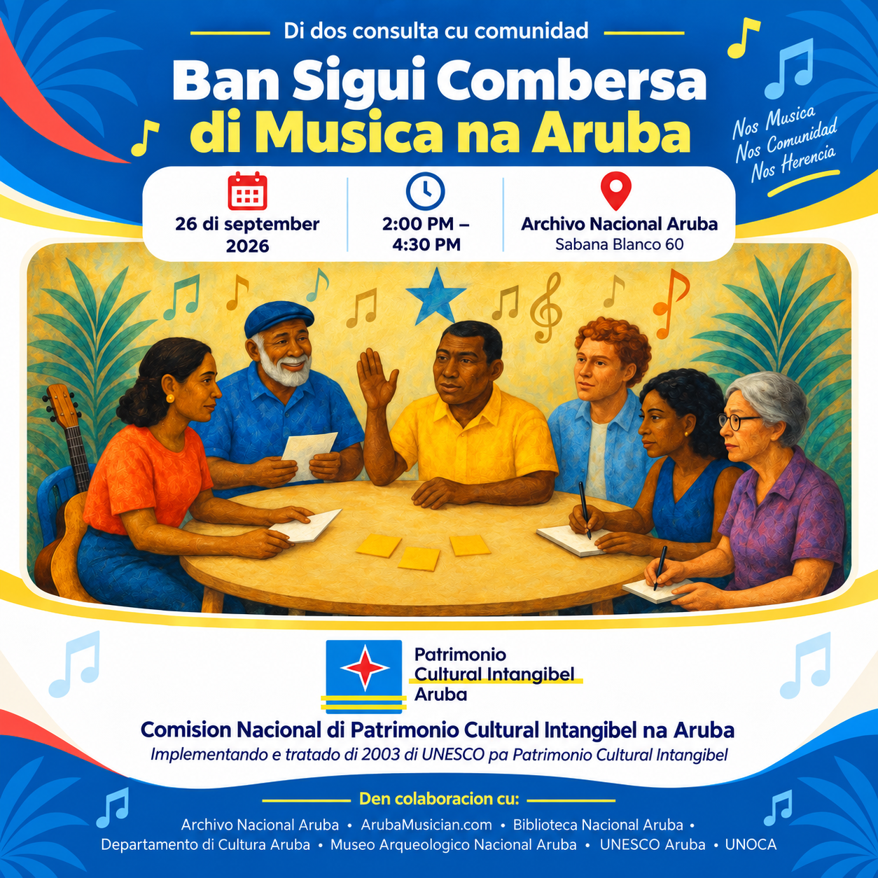 Comunidad Invitada A Continuar La Conversacion Sobre La Musica En Aruba 1