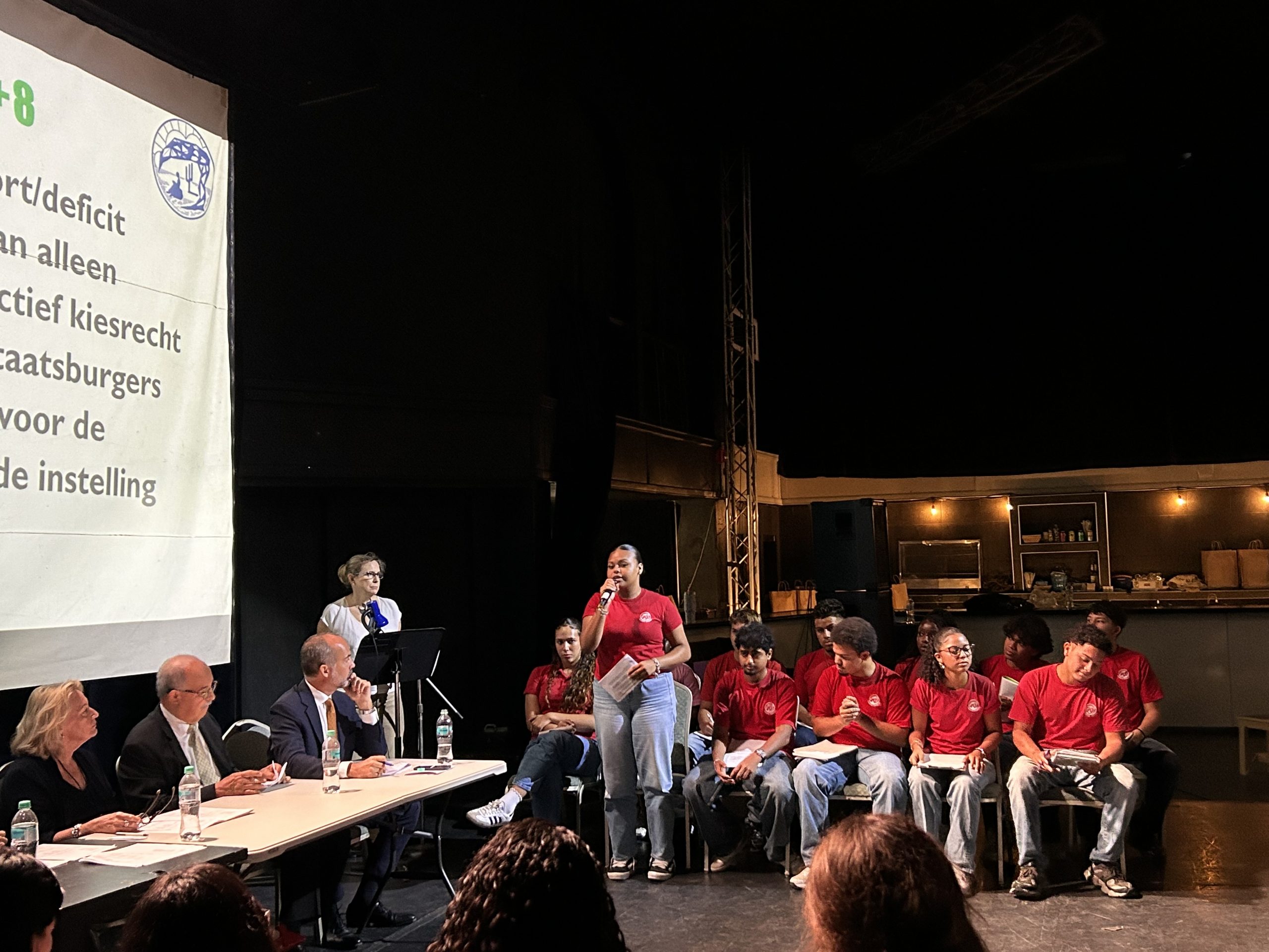 Aruban Students Debate Current Topics In Aruba And The Kingdom Within The Framework Of Prinsjesdag 160 Estudiantes De Aruba Debaten Entre Si En El Marco De Prinsjesdag Sobre Temas Actuales De Aruba Y Del Reino 2 Scaled