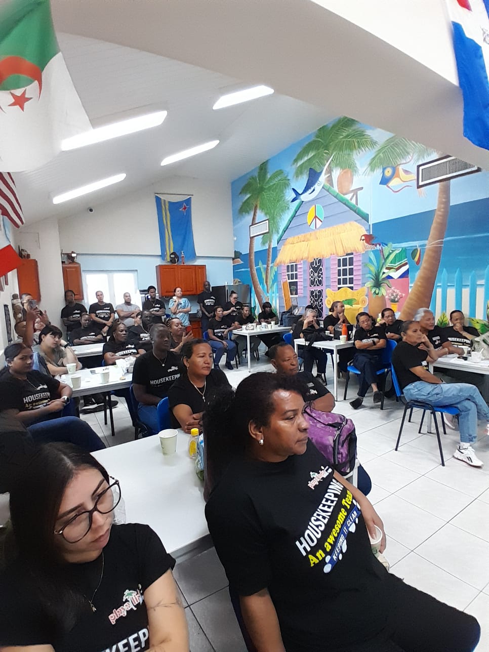 La Fundacion Lanta Papiamento Ofrecio Una Presentacion Sobre El Idioma Papiamento En Playa Linda En El Marco De La Semana De Las Amas De Llaves 2