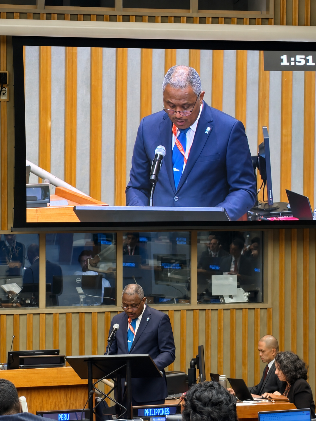 Minister Dowers A Duna Discurso Na Nacionnan Uni 160 Minjus Speech Un