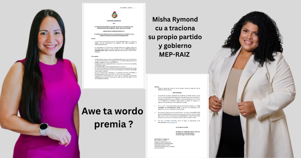 Minister Gerlien Croes No Sa Kico Ta Su Deber Como Mandatario Consecuencia Di Vota Pa Cara Bunita Y Curpa Bunita Pero Cabes Ta Fofo