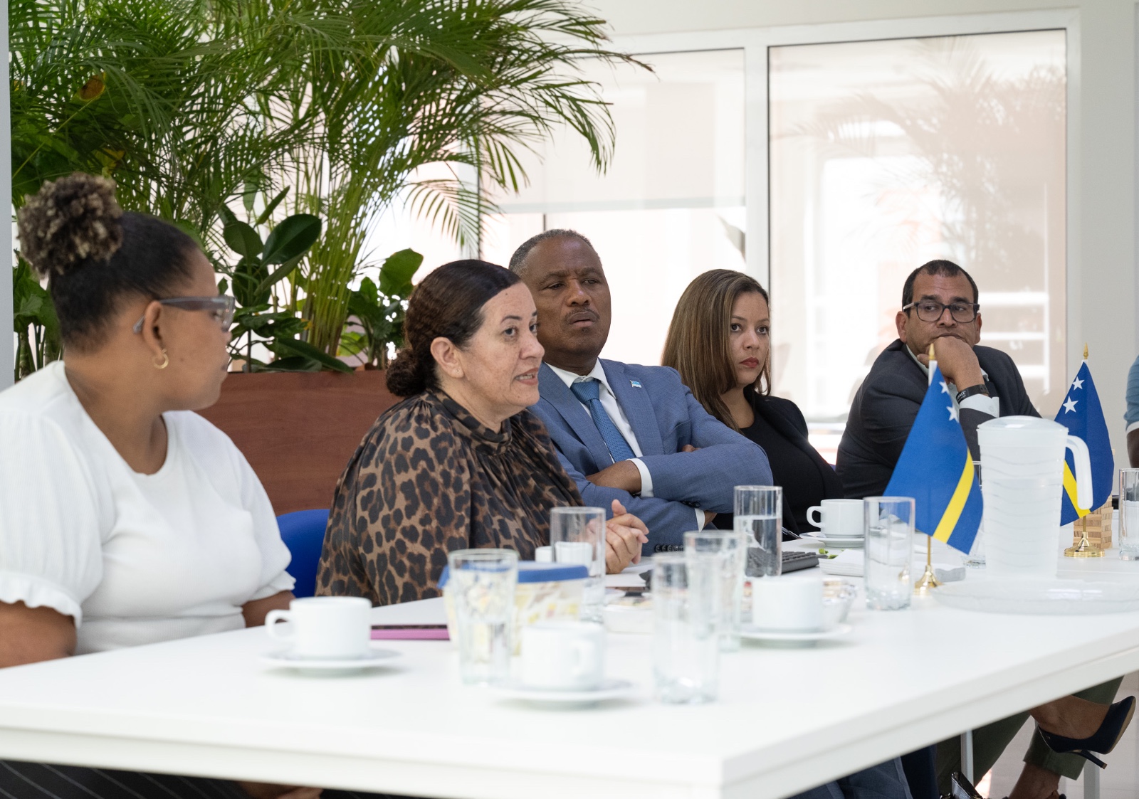 Minister Dowers With A Full Agenda During His Visit: Met With The Ministry Of Justice Of Curaçao 163 Ministerio Di Husticia Corsou 6